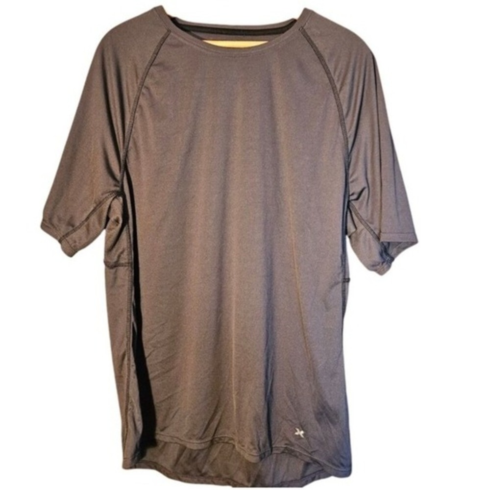 Xersion Mens Grey Quick Dri Training TShirt Large | Breathable‎ Moisture‑Wicking
